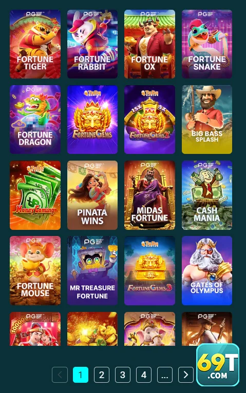 Ilustração de Experimente a Diversão dos Slots e Jogos Ao Vivo no 69t